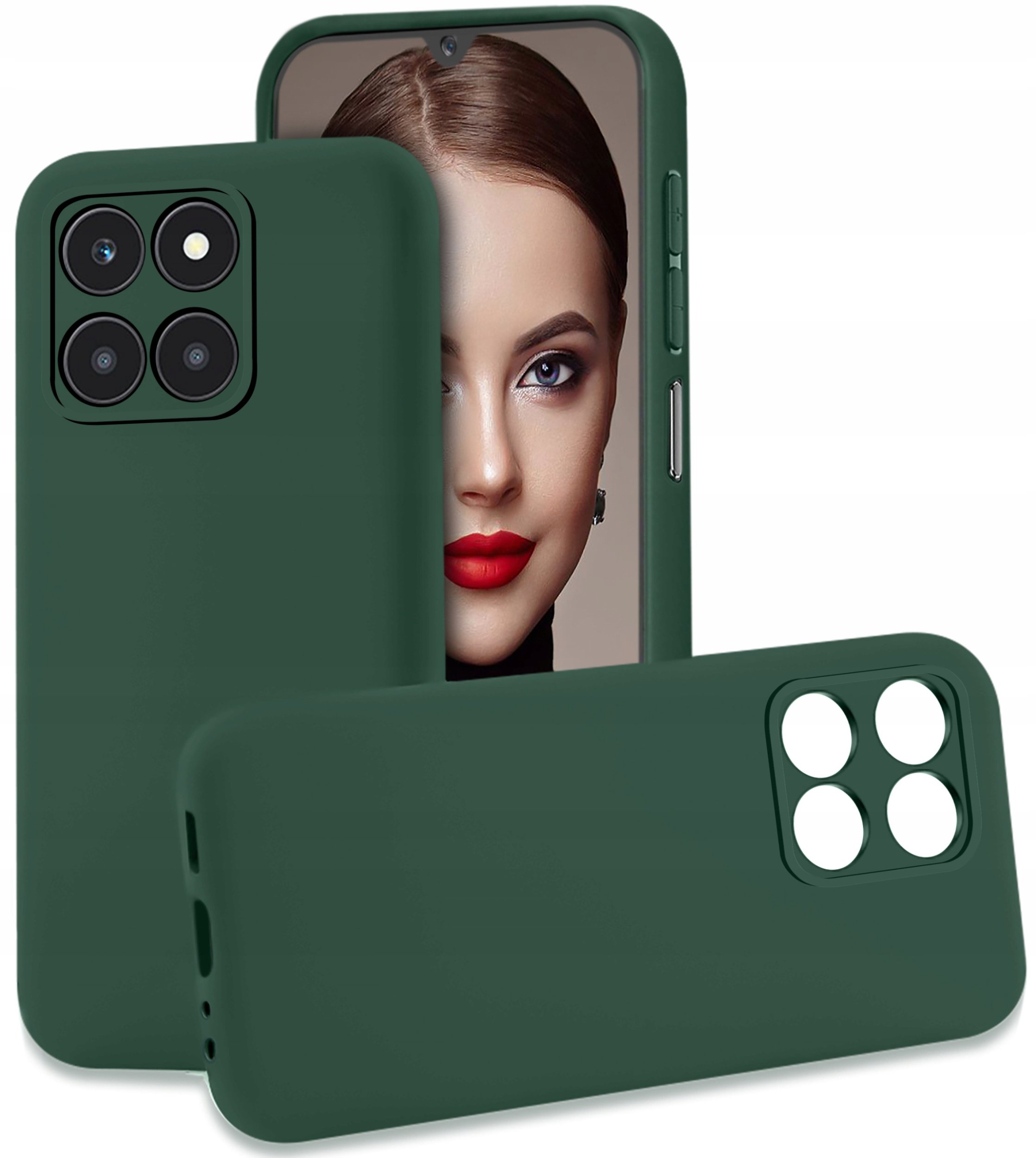 Etui do Honor X6A CASE MATT Plecki + SZKŁO OCHRONNE 9H