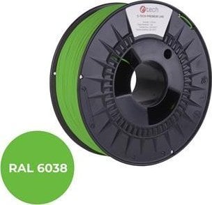 Bestway Filament do drukarki 3D C-TECH PREMIUM LINE, ABS, RAL6038, 1,75mm, 1kg, Luminousgreen