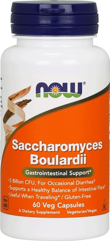 NOW Foods NOW Foods - Saccharomyces Boulardii, 60 vkaps