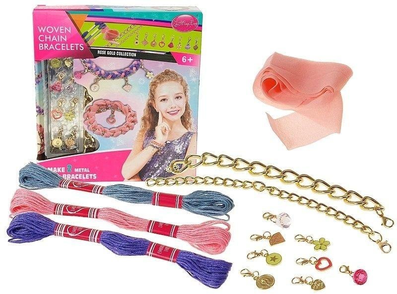 Zestaw do tworzenia bransoletek, metalowe elementy