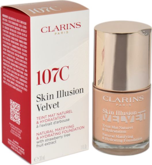 Clarins CLARINS SKIN ILLUSION VELVET FOUNDATION 107C 30ML