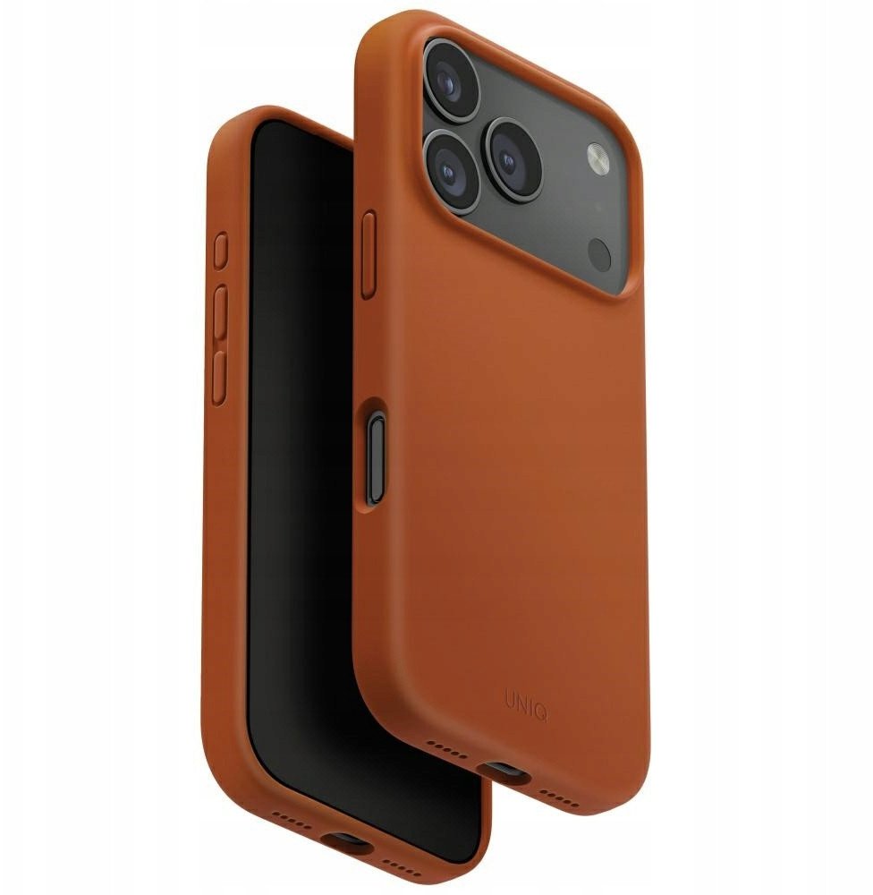 UNIQ Lino Case for iPhone 17 Pro Magclick Charging Orange