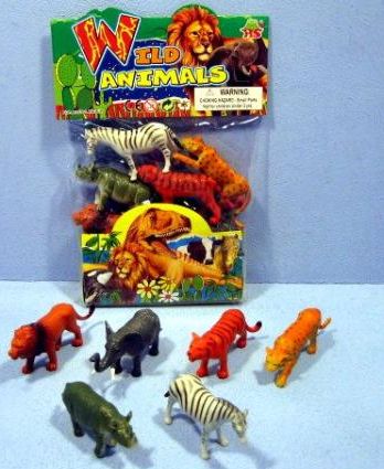 Figurka Hipo Zwierzęta dzikie 6szt w worku (HHS026)