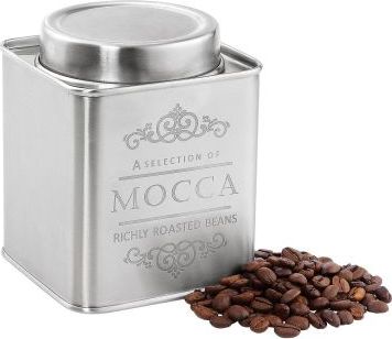 Zassenhaus Pojemnik Zassenhaus Mocca na kawę, satynowa stal, 250 g