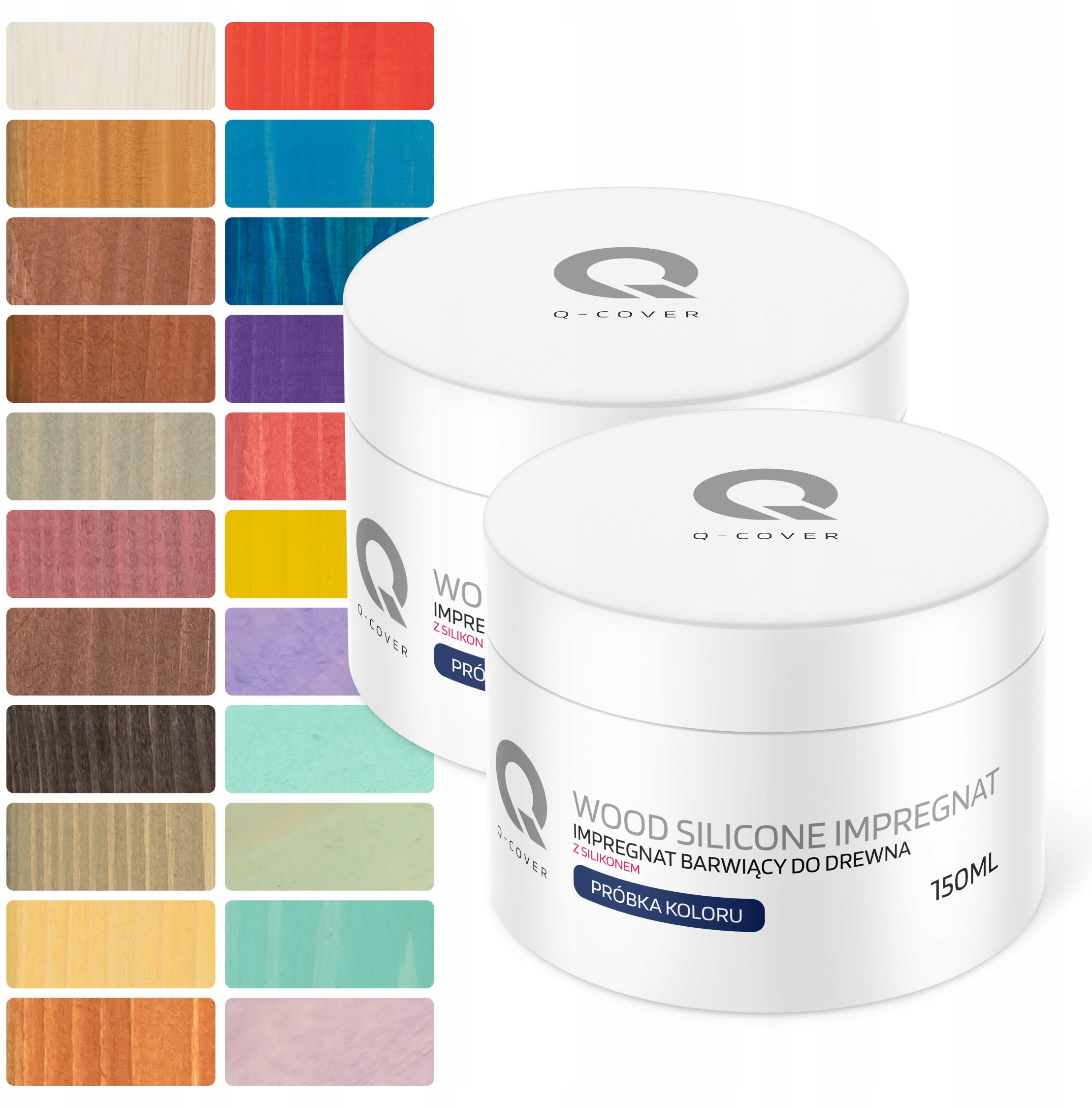 PRÓBKA PŁYNNA IMPREGNAT BARWIĄCY DO DREWNA Z SILIKONEM 2x150ml ALTANA DESKI