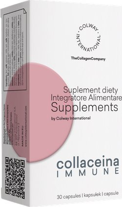 Colway Colway Collaceina Immune - Colostrum Lizozym Laktoferyna suplement diety 30 kapsułek