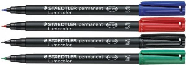 Staedtler Foliopisy Lumocolor S 0,4mm 4szt. (ST1089)