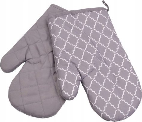 Euromat Rękawice kuchenne z magnesem 2szt szare ochronne