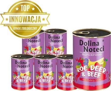 Dolina Noteci DOLINA NOTECI PREMIUM SUPERFOOD sarna i wołowina 6x400g