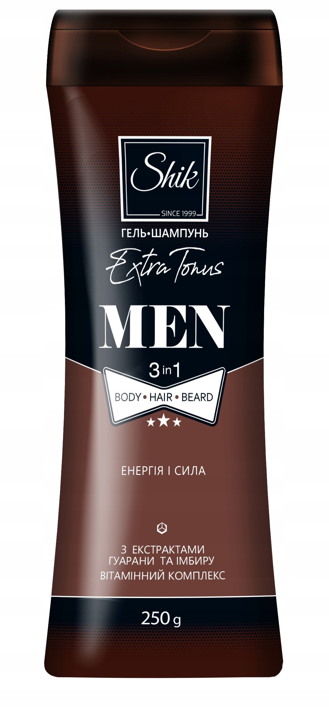 Shik Extra Tonus Żel pod prysznic i szampon dla mężczyzn 3w1 250g