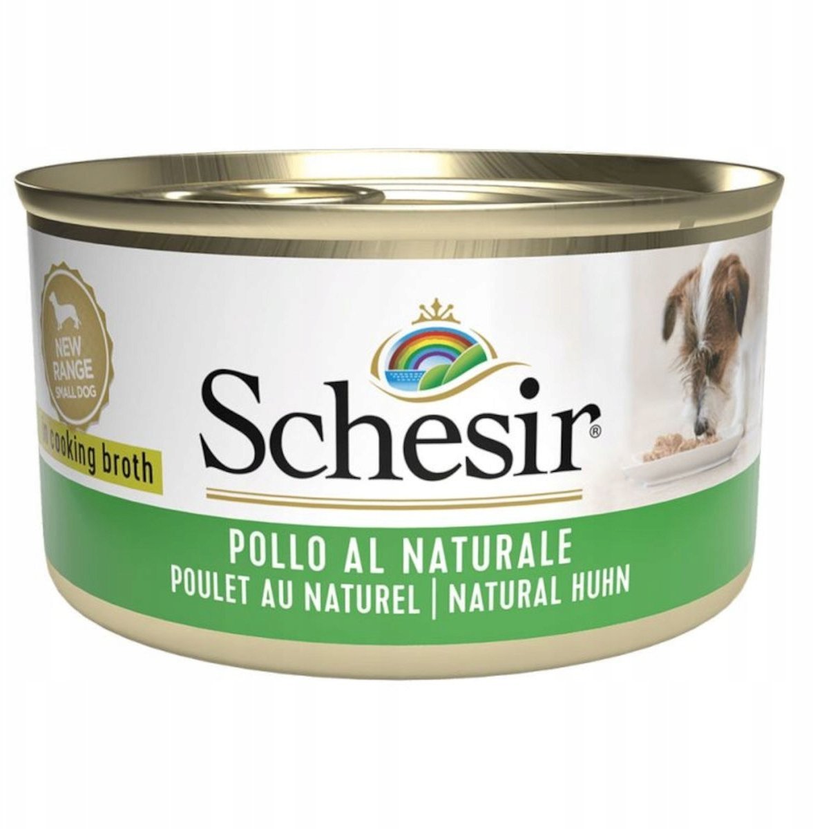 Karma mokra, dla psa, kurczak w bulionie, 85 g, puszka