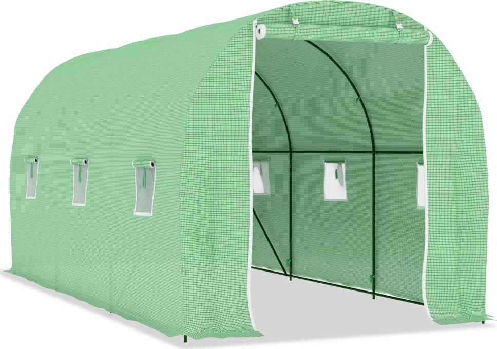 vidaXL Szklarnia 450 cm x 200 cm x 200 cm (48165)