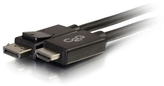 C2G 3ft DisplayPort to HDMI Cable - DP to HDMI Adapter Cable - M/M - DisplayPort-Kabel - DisplayPort (M) zu HDMI (M) - 91.4 cm - Schwarz