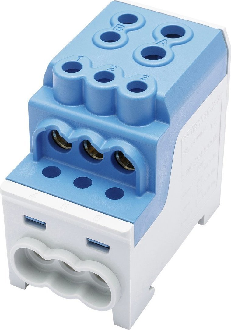 Simet SDB 200 Blok rozdzielczy - dystrybucyjny Al/Cu 80030 SIMBLOCK niebieski