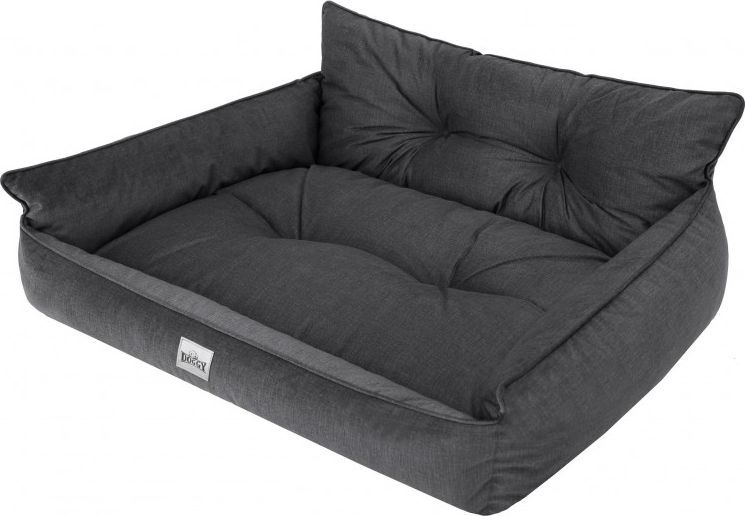 DOGGY Legowisko Joker Pik, fancy, grafitowy, XXL