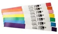 Zebra Z-Band UltraSoft, Hospital wristband, Red, White, Monochromatic, Adhesive, 27.9 cm (11")