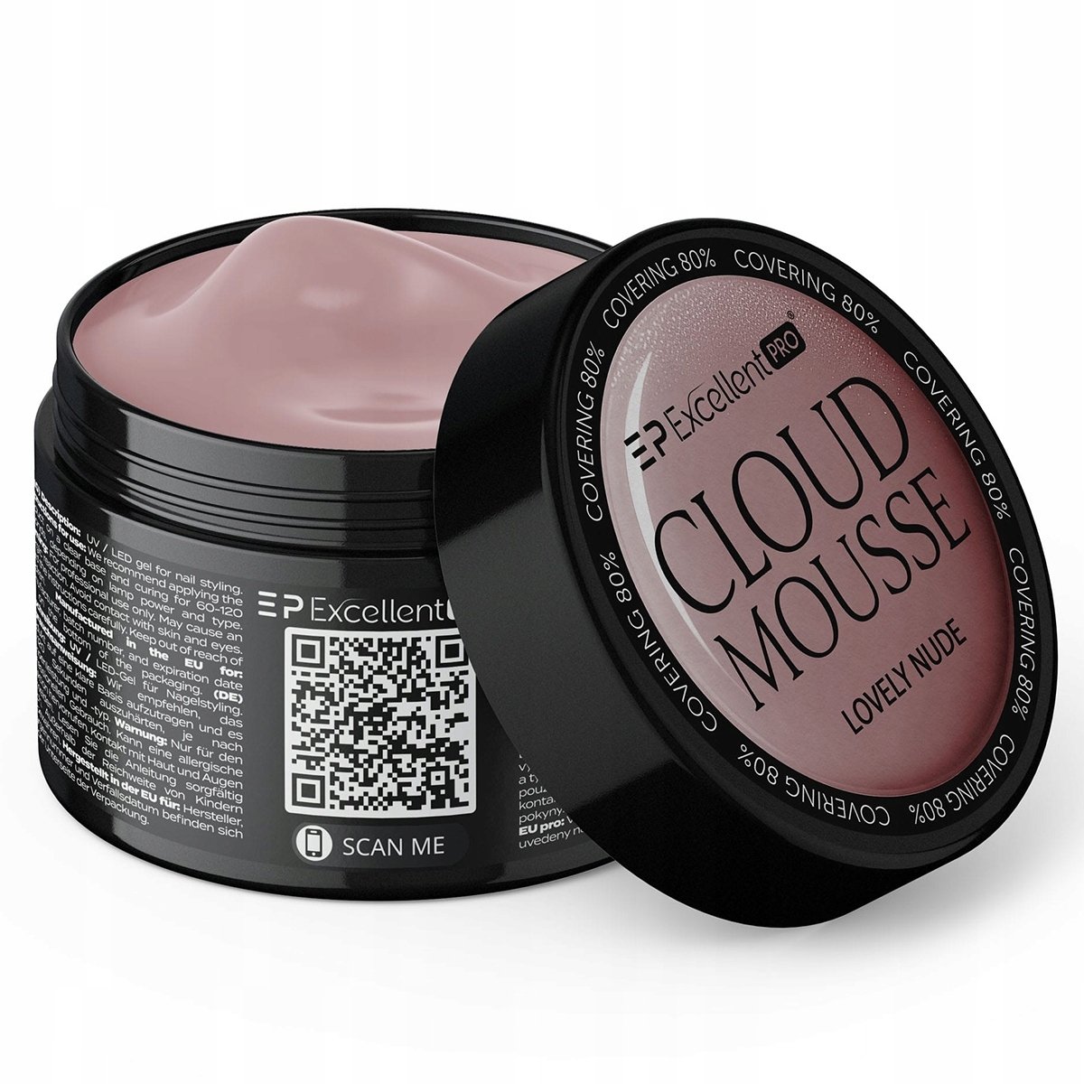 EXCELLENT PRO_Cloud Mousse żel budujący Lovely Nude 50g