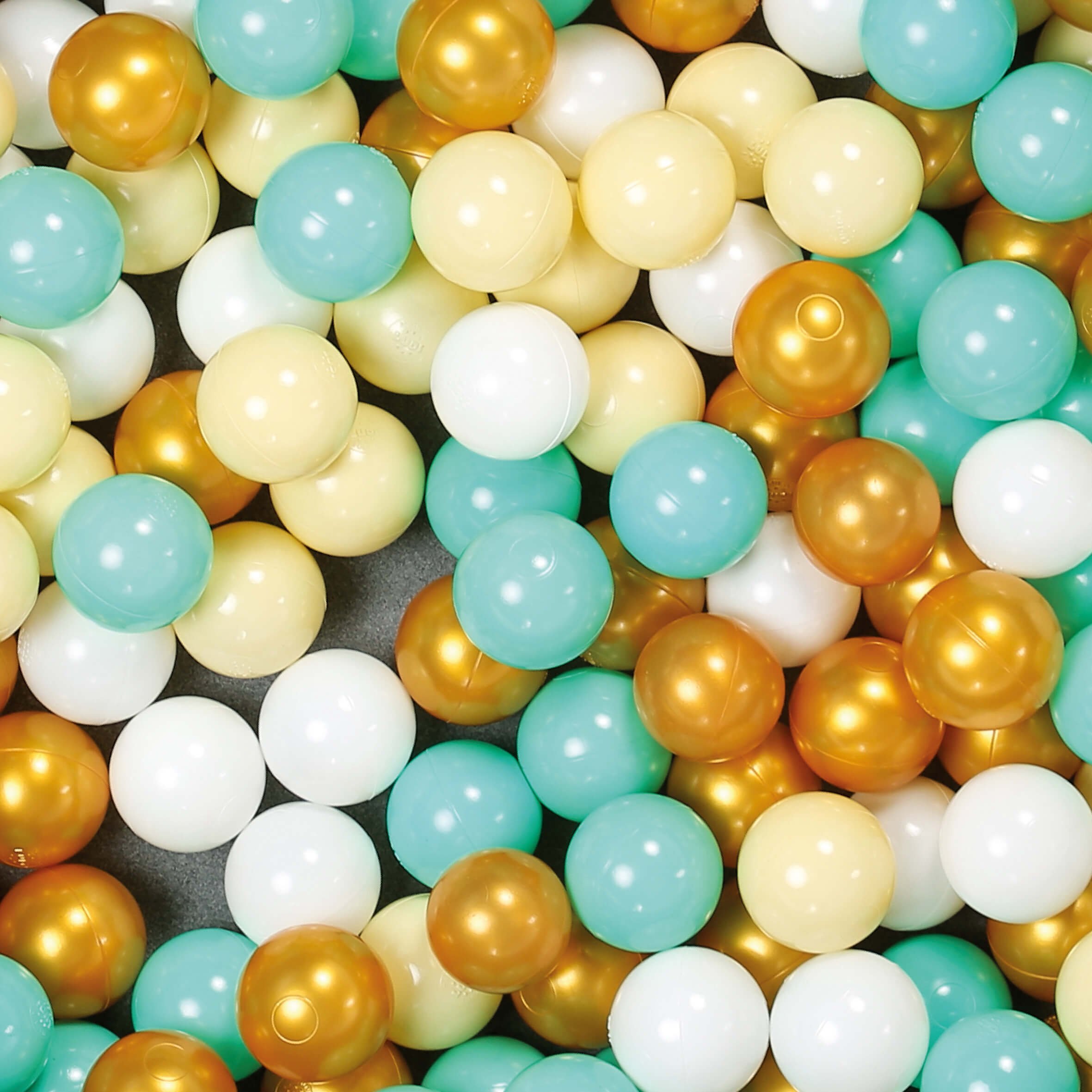 Ludi LUDI kolorowe piłeczki do zabawy do basenu – 90 vnt., 6 cm, dla dzieci od 6 miesięcy