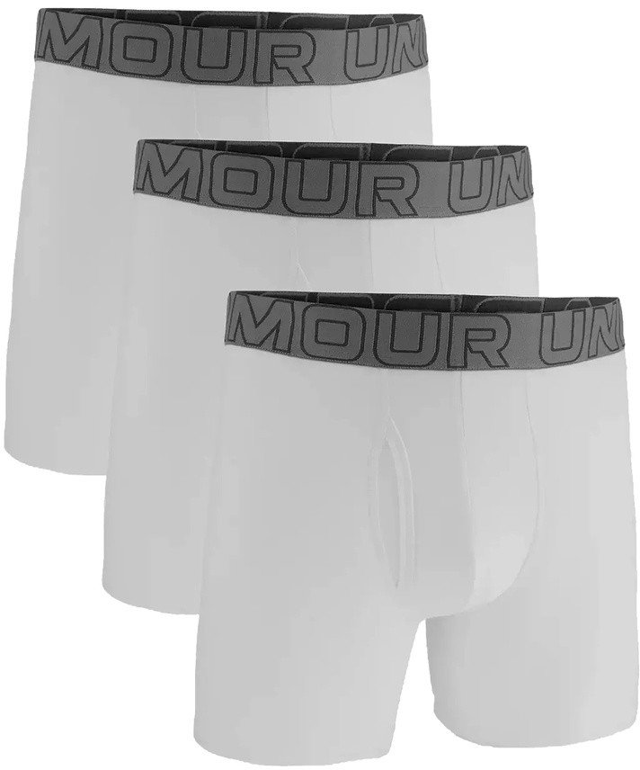 Bokserki męskie UNDER ARMOUR Białe - 3 PAK Performance S