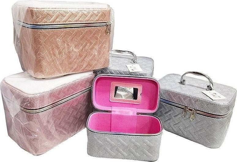 Adar Kuferek M z lusterkiem na zamek 21x14x13cm MIX