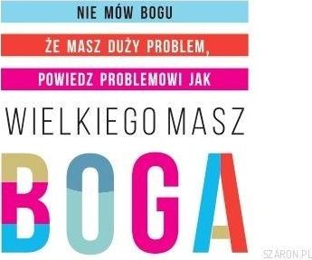 Szaron Magnes na lodówkę - Nie mów Bogu
