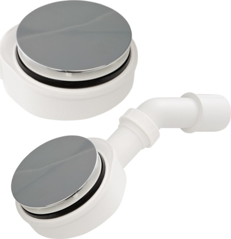 Syfon brodzikowy niski 90 mm TADYCH chrom