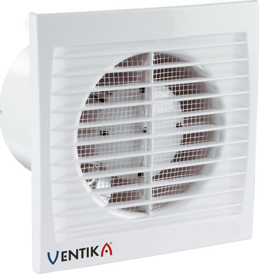 Ventika Wentylator Ścienny Biały Fi 125Mm Z Wyłącznikiem Sznurkowym Subtil D125Sws Vents Group Vents.d125Sws