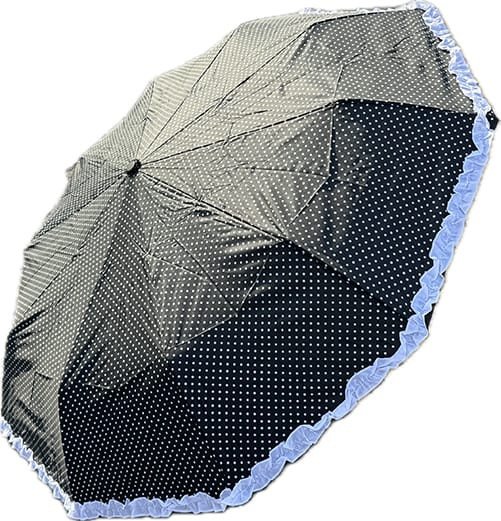 Parasol 105cm. Automatyczne rozkładanie i składanie (Czarny)