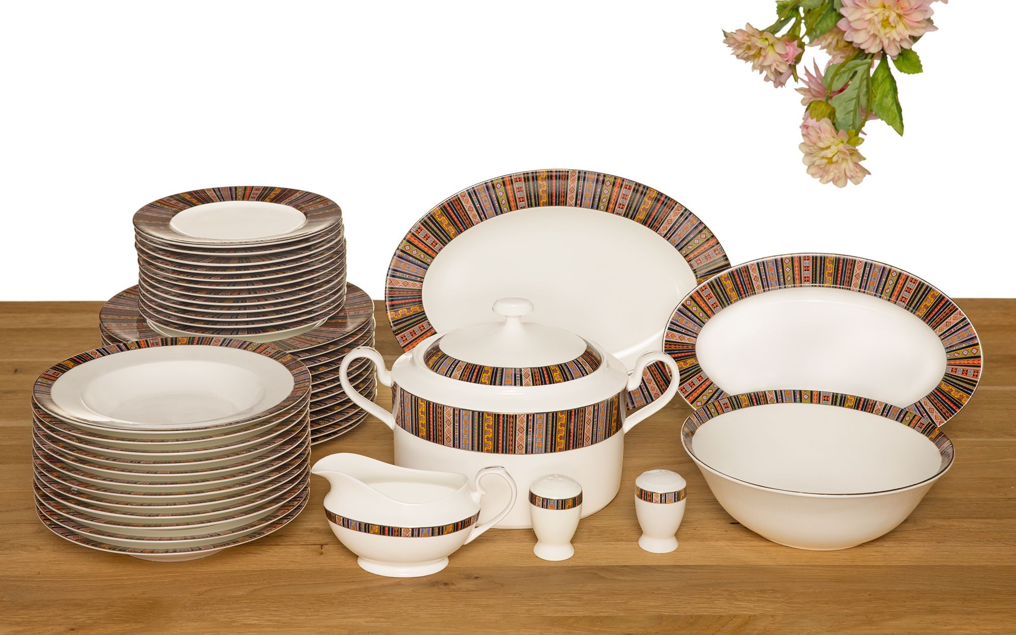 Witek Home Serwis obiadowy 12/43 Folk