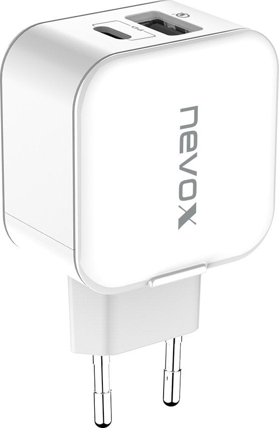 Ładowarka Nevox nevox 20W USB-C PD + USB QC 3.0 Ladegerät weiß
