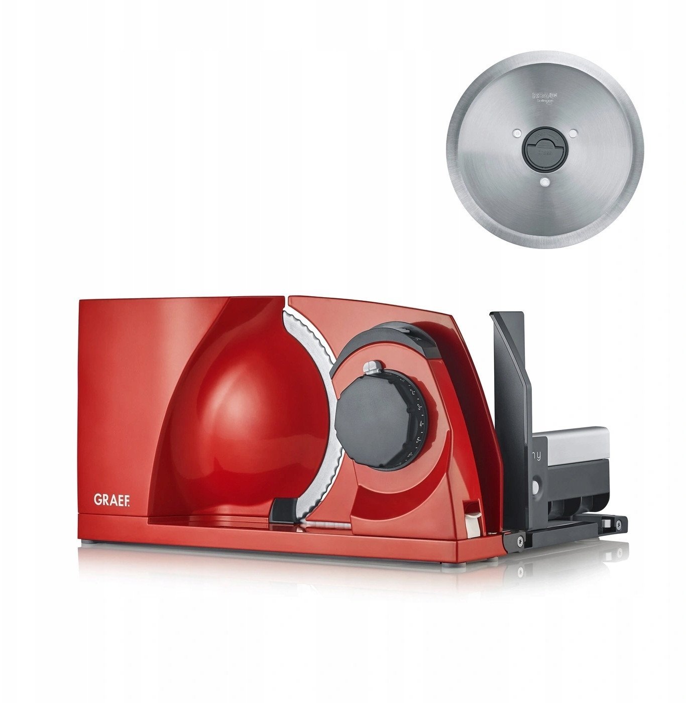 Krajalnica Graef Składana krajalnica elektryczna MYtiny Twin (Czerwona)