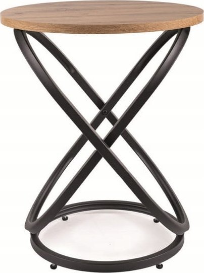 Triton Stolik kawowy okrągły EOS E 45 dąb artisan/czarny Signal