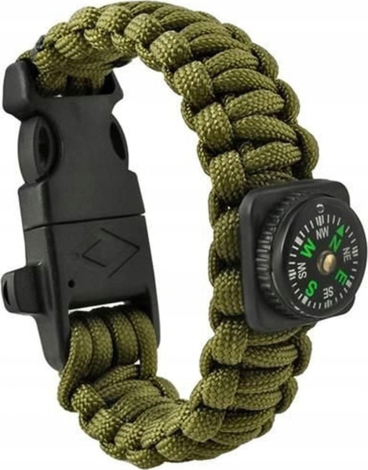 kufer-pasmanteria.pl BRANSOLETKA SURVIVAL Z AKCESORIAMI i KOMPASEM