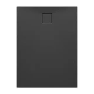 SET C255 BRODZIK PROST TAKO SLIM 120X90X4,5 CZARNY MAT + SYFON (VIRT)