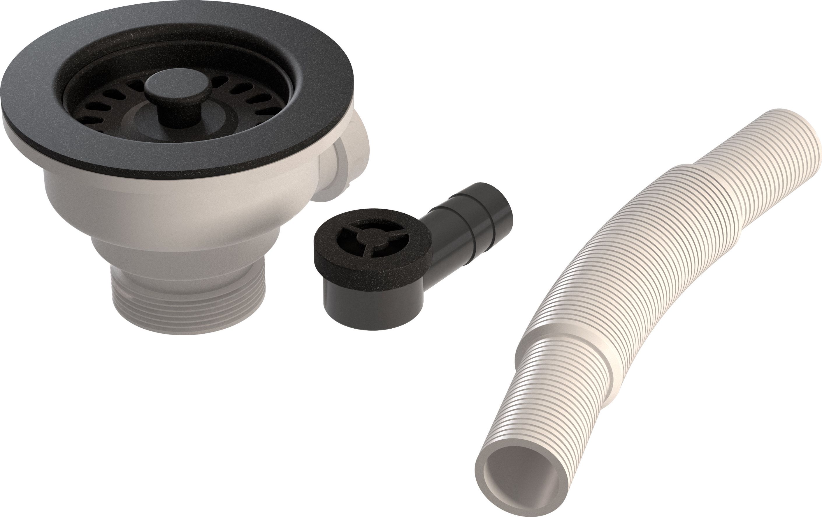 Syfon Uždaromas ventilis Aquasanita granito plautuvei AQP, spalvotas