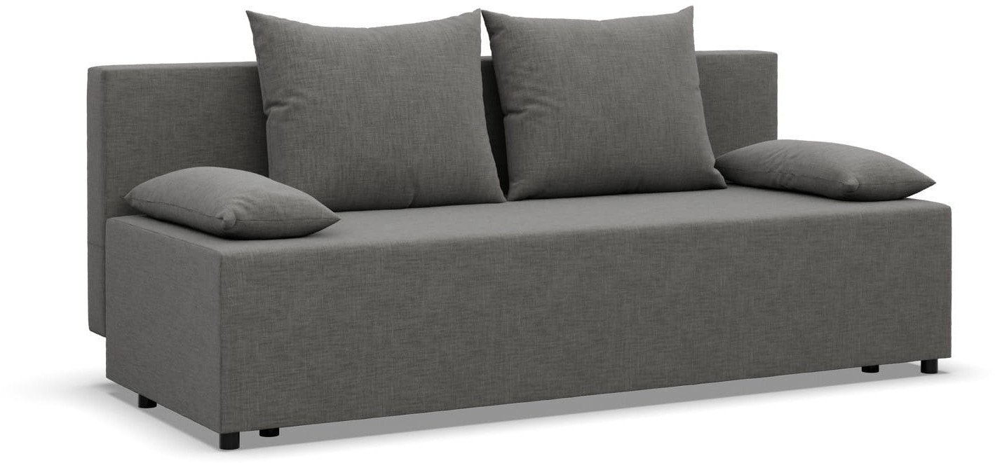 Kanapa rozkładana, Vista, 191x92x95 cm, ciemny szary | TYLETEGOTU