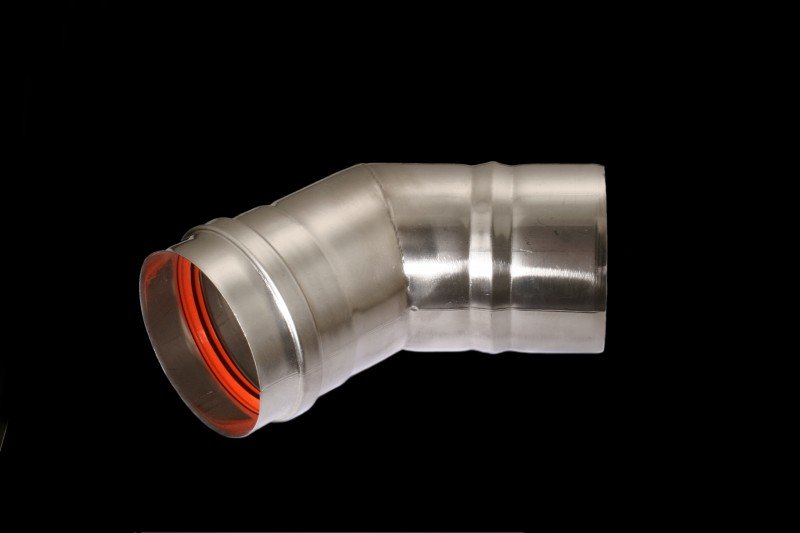 Krzys-Pol Kolano 45° DN=80mm do kotłów kondensacyjnych/turbo - SJKBK4580