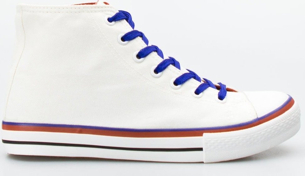 Seastar Trampki z kolorowym wiązaniem białe-37