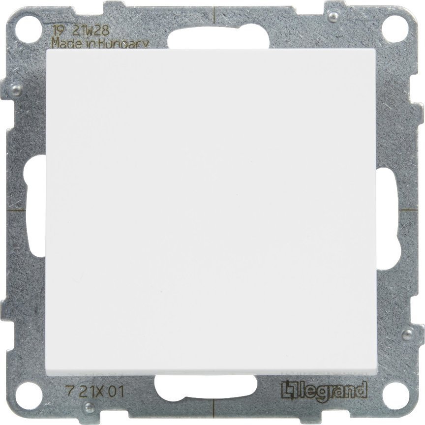 Legrand SUNO - Łacznik jednobiegunowy - 10 AX - 250 V~ - zaciski automatyczne, Biały - Legrand 721101 himp