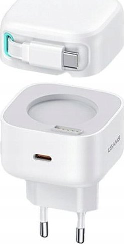 Ładowarka Usams Ładowarka sieciowa USAMS US-CC202 USB-C + kabel USB-C PD QC 35W biały/white