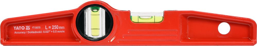 Yato Poziomnica trapezowa 250mm 2-libelki (YT-30370)