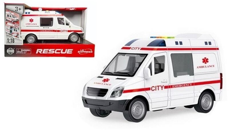 Ambulans ze światłem i dźwiękiem