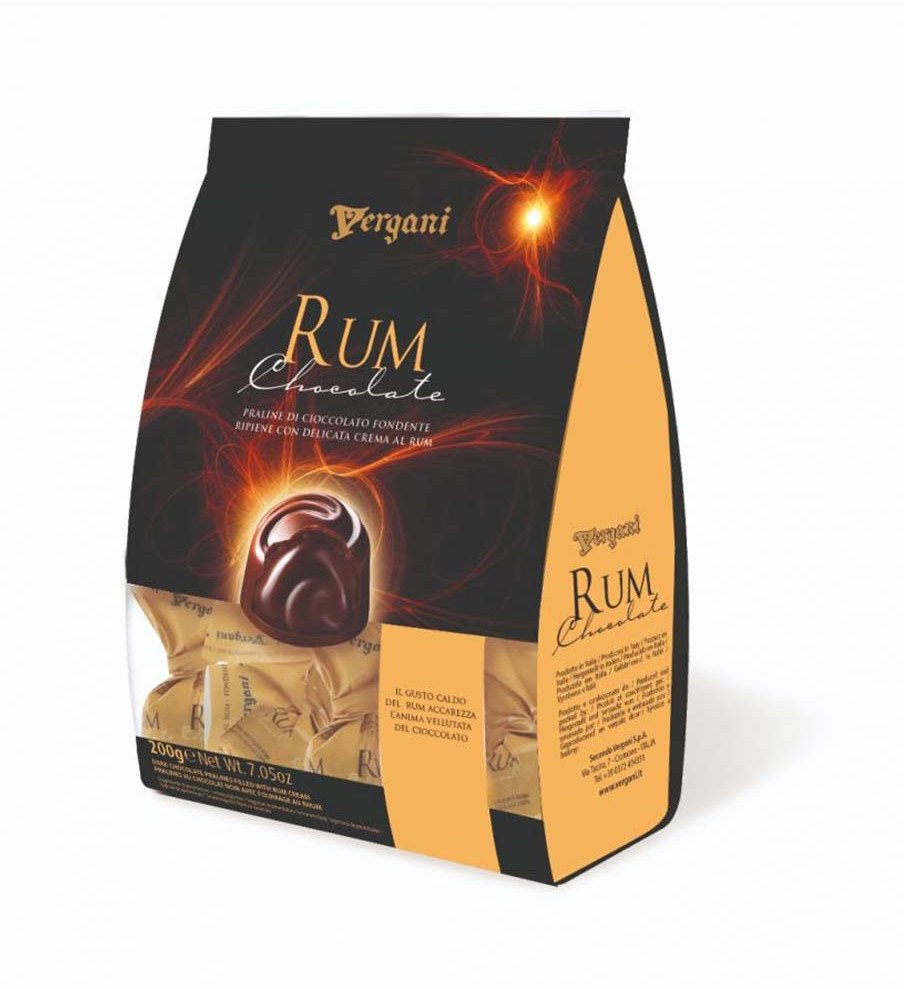 Vergani Praliny Rum Czekolada 100g -