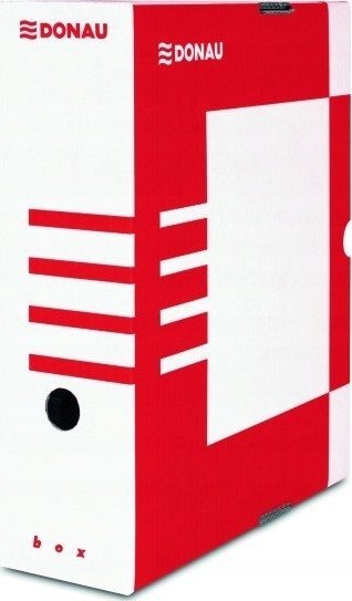 Donau PUDŁO ARCHIWIZACYJNE 1000 KARTEK KARTONOWE FSC DONAU, CZERWONY