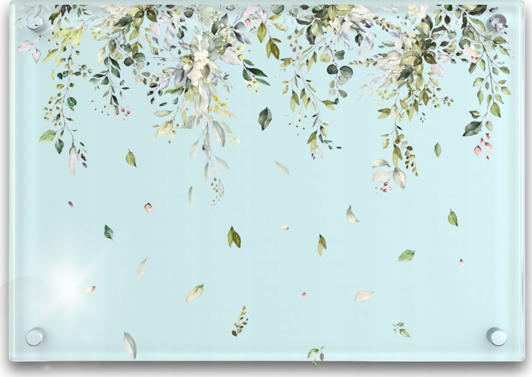 Iteams4Now Naklejka na ścianę pnącze zwis liście na szafę meble szybę lustro do pokoju