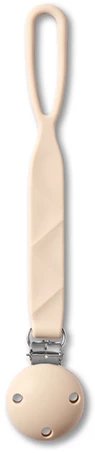 Zawieszka do smoczka silikonowa beżowa 1469/03