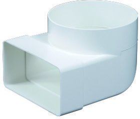 AWENTA Kolano łącznikowe 90° białe 55 x 110 / 100mm (KP55-23)