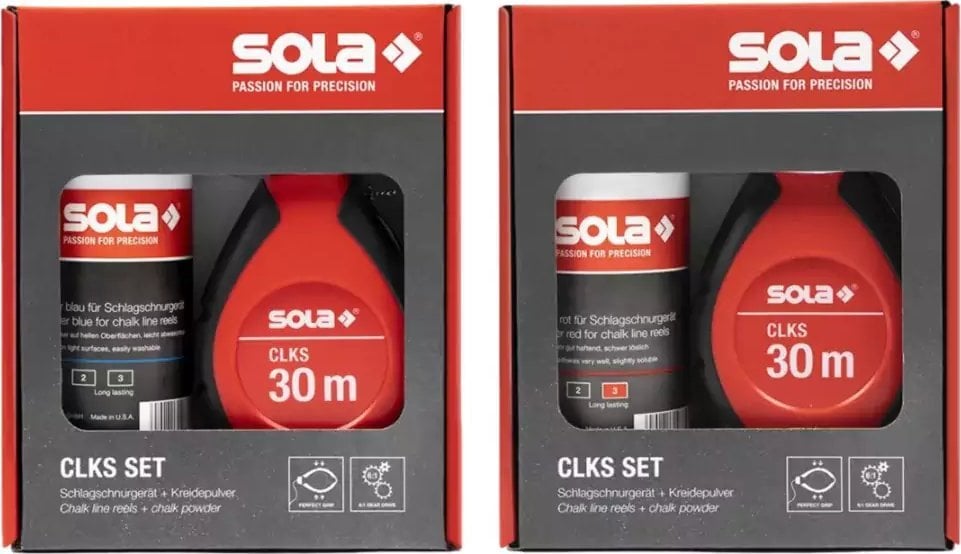 Sola SOLA SZNUREK TRASERSKI 30m CLKS SET R + KREDA CZERWONA