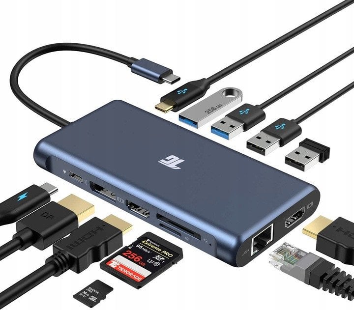 Stacja dokująca Tiergrade 12-in-1 USB-C [TG-HB014]