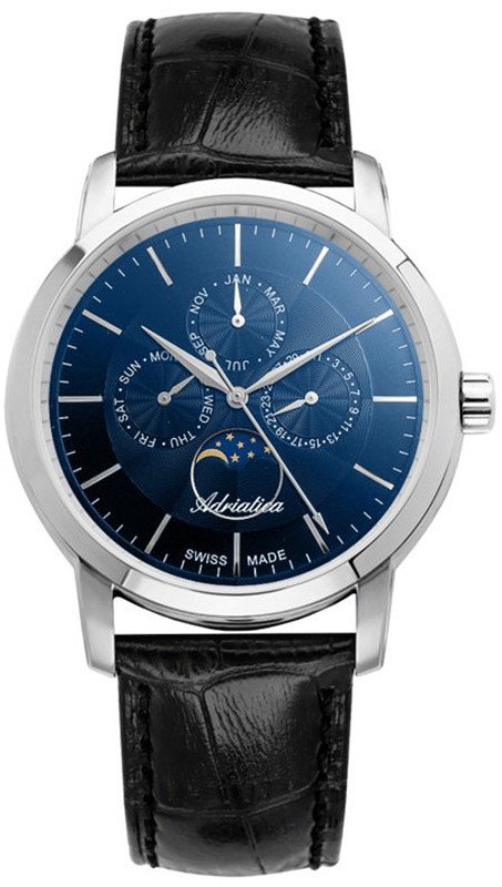 Zegarek męski Adriatica A8134.5215QF czarny